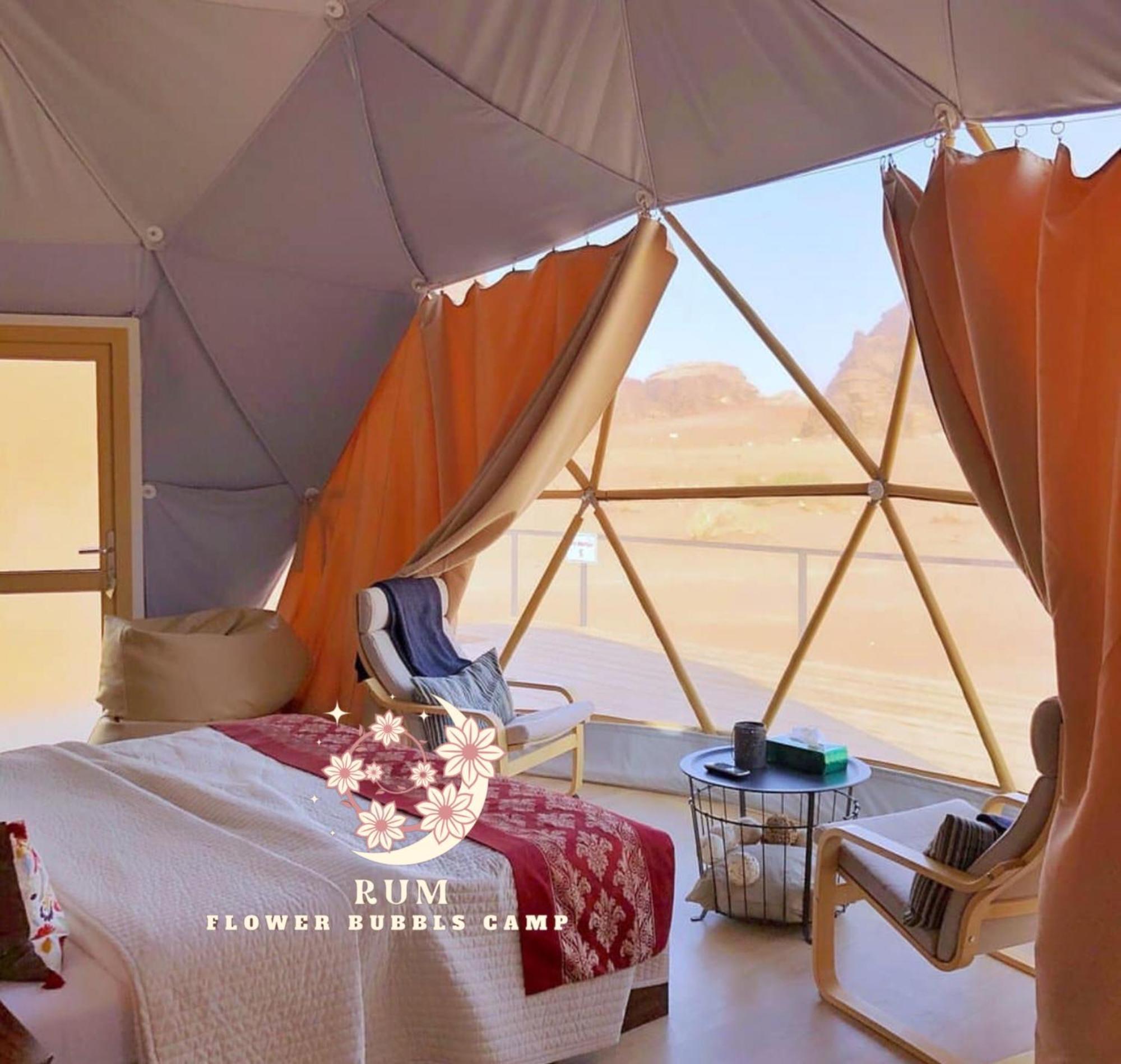 Rum Flower Bubbles Luxury Camp Вади Рум Екстериор снимка