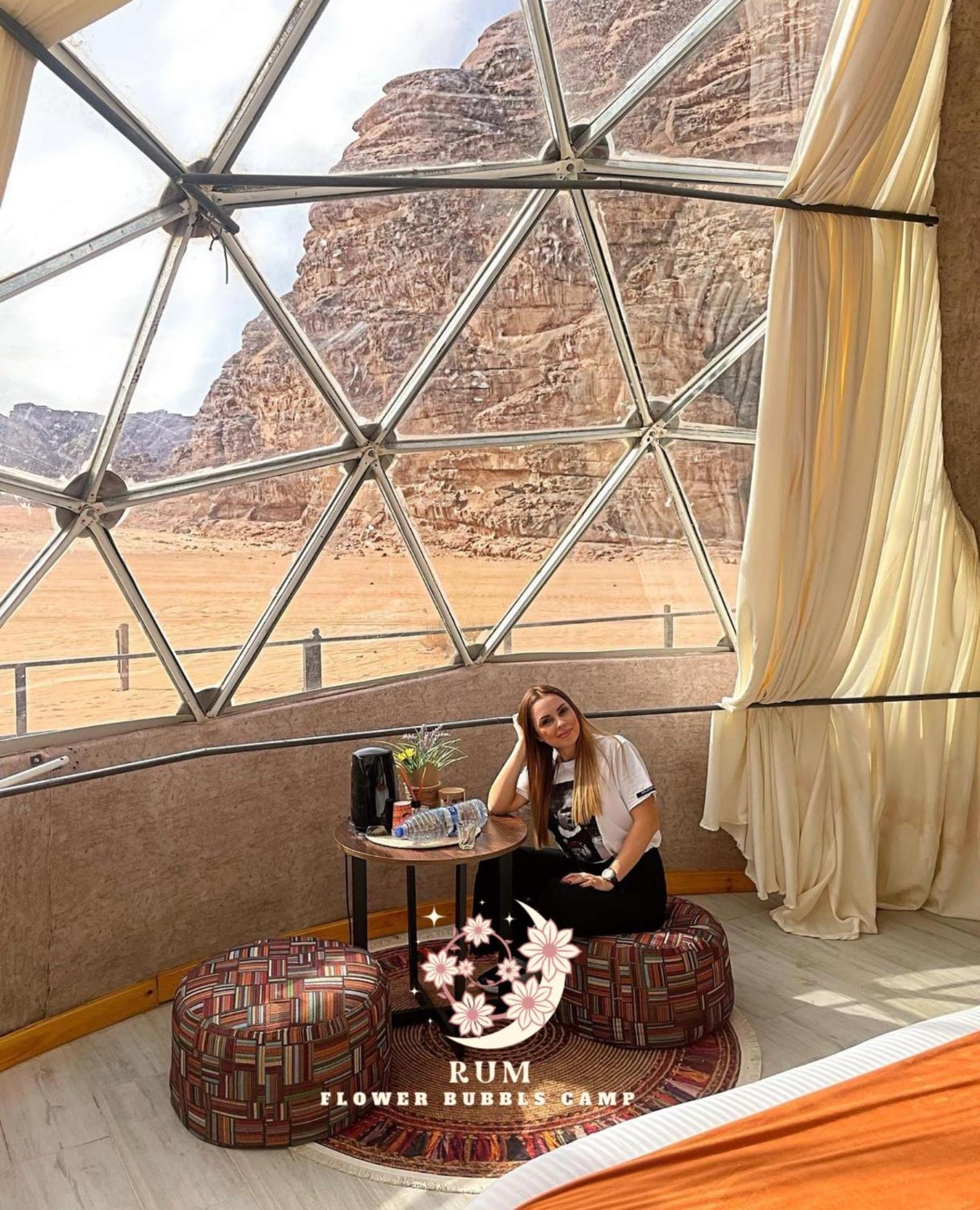 Rum Flower Bubbles Luxury Camp Вади Рум Екстериор снимка
