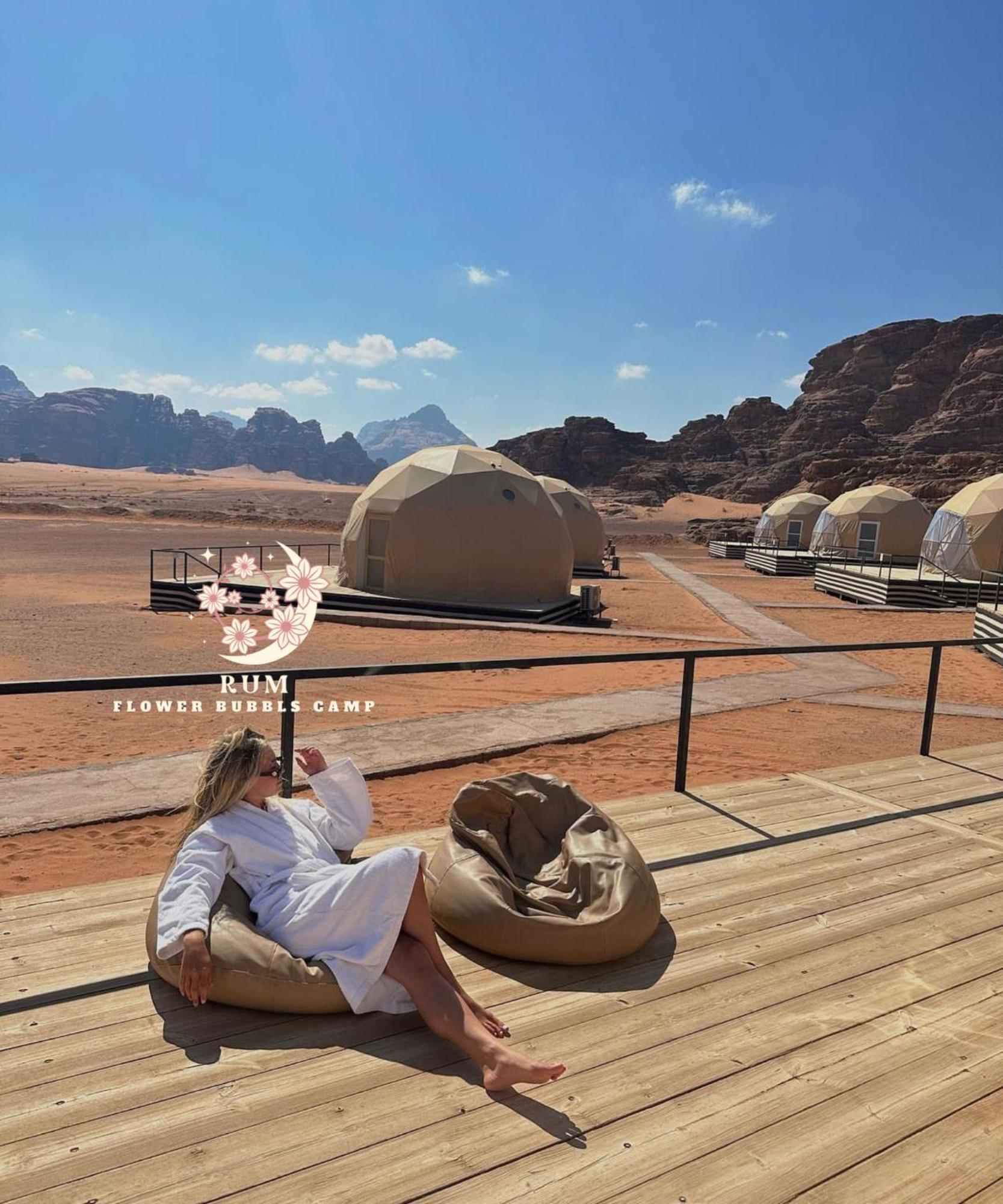 Rum Flower Bubbles Luxury Camp Вади Рум Екстериор снимка