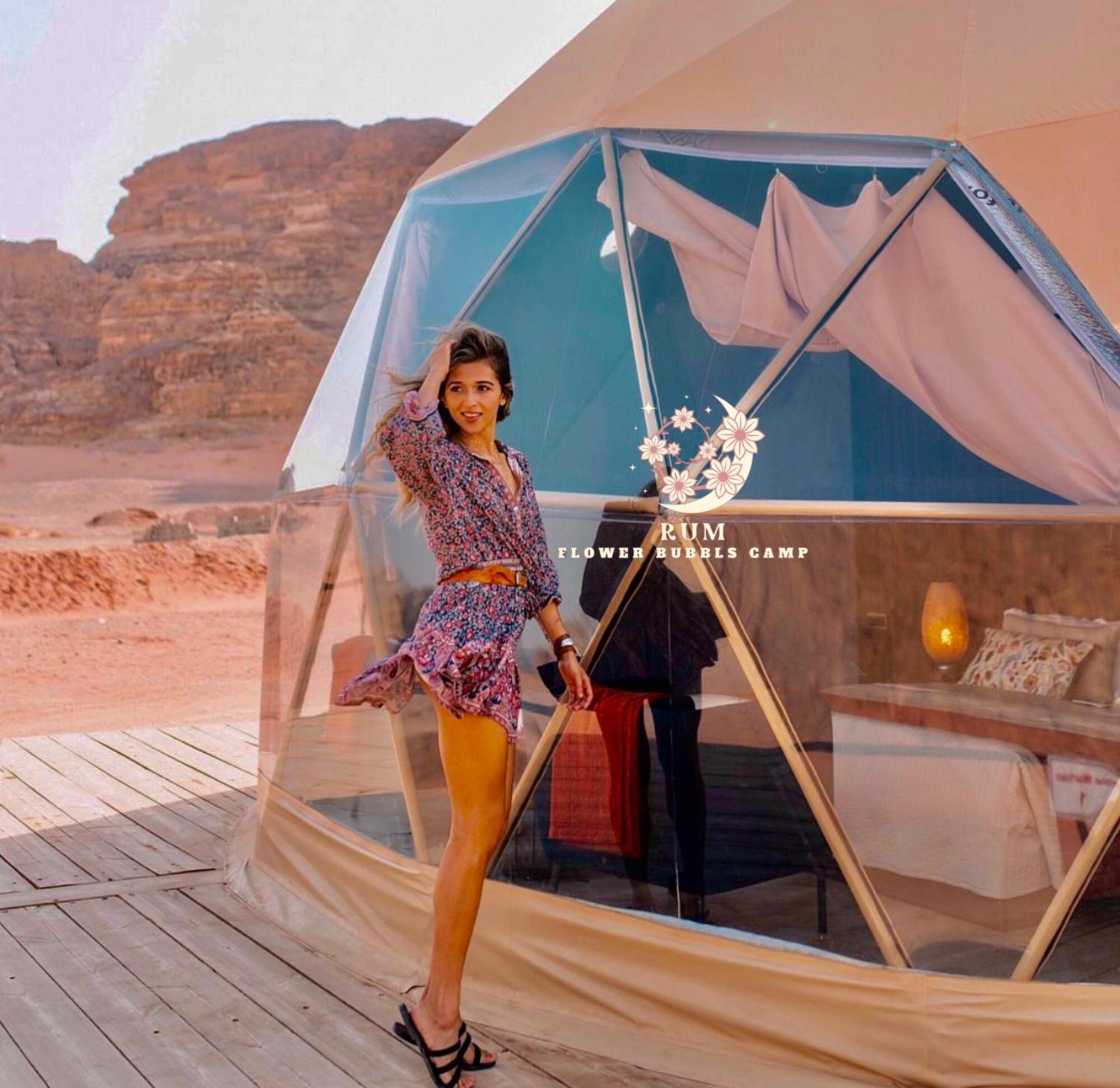 Rum Flower Bubbles Luxury Camp Вади Рум Екстериор снимка